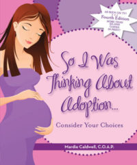 So I was thinking about adoption book by Mardie Caldwell