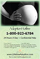 Lifetime Adoption Training Hotline Poster